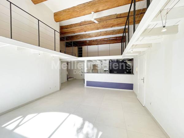 magnifique appartement avec cour de 85 m2 et garage