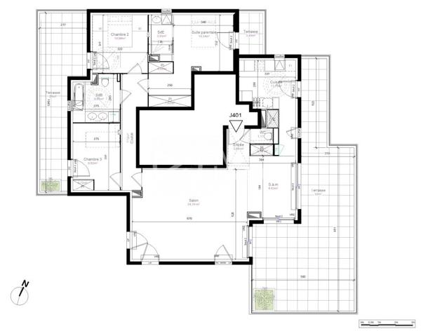 Appartement maison sur le toit
