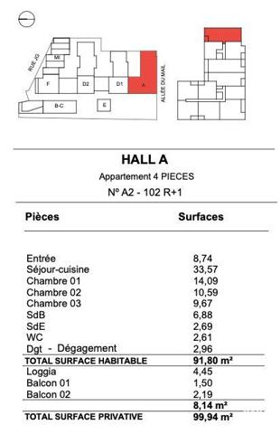 Appartement à vendre 4 pièces 92 m² La Rochelle