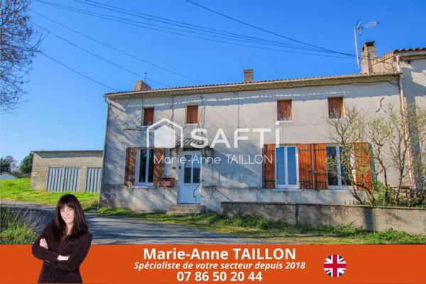 Maison à réinventer avec trois garages sur un terrain de 6 498 m2