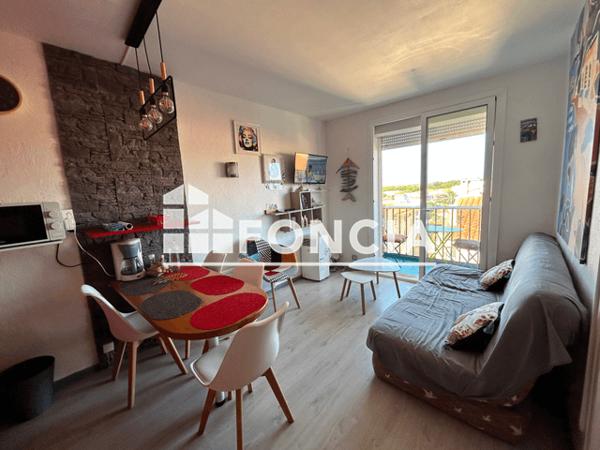 Location Studio meublé 26 m² - 58 AVENUE DE LA COTE VERMEILLE Canet En Roussillon 66140