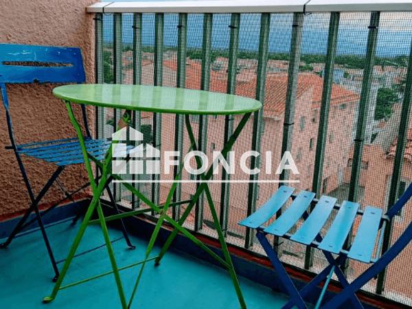 Location Studio meublé 26 m² - 58 AVENUE DE LA COTE VERMEILLE Canet En Roussillon 66140