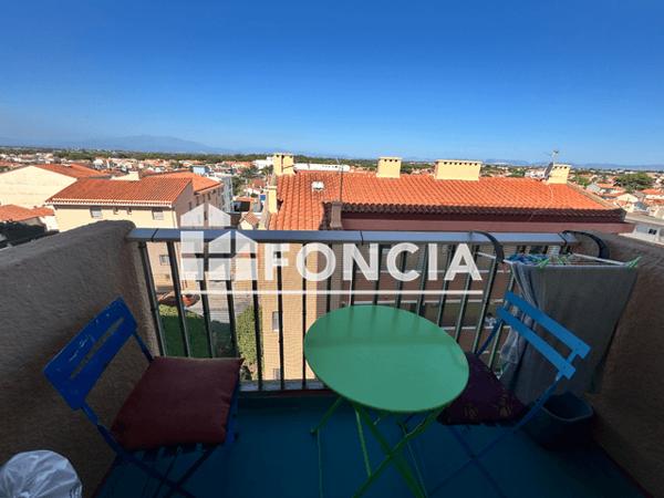 Location Studio meublé 26 m² - 58 AVENUE DE LA COTE VERMEILLE Canet En Roussillon 66140
