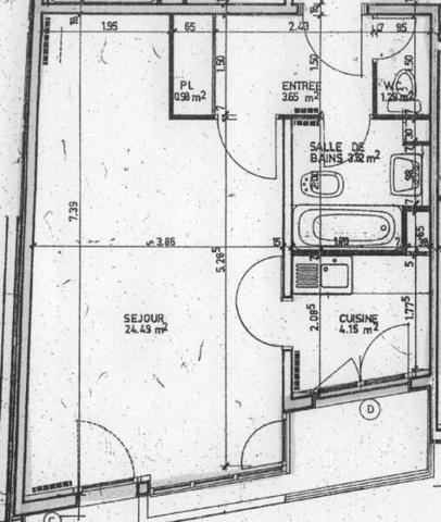 Appartement 1 pièce - 44000 Nantes -  ILE DE VERSAILLES