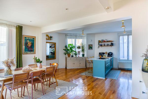 Ancienne laiterie du XIX-ème siècle réhabilitée en maison de 3 chambres avec terrasse