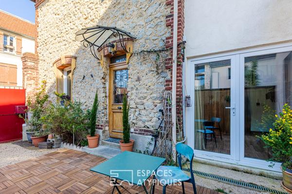 Ancienne laiterie du XIX-ème siècle réhabilitée en maison de 3 chambres avec terrasse
