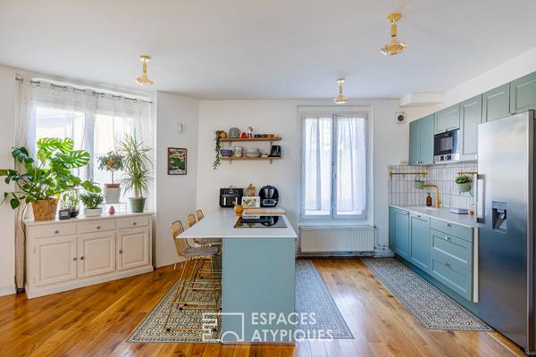 Ancienne laiterie du XIX-ème siècle réhabilitée en maison de 3 chambres avec terrasse