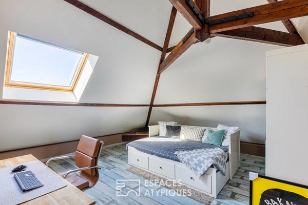 Ancienne laiterie du XIX-ème siècle réhabilitée en maison de 3 chambres avec terrasse