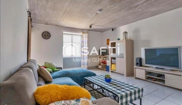 À Nieulle sur Seudre, maison d'environ 106 m2, 4 chambres, jardin clos + terrain constructible.