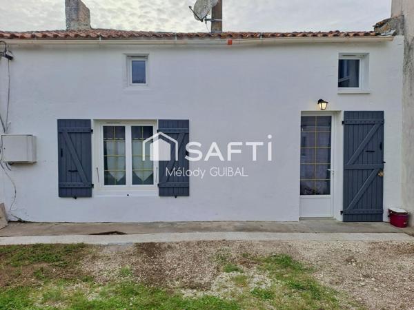 À Nieulle sur Seudre, maison d'environ 106 m2, 4 chambres, jardin clos + terrain constructible.