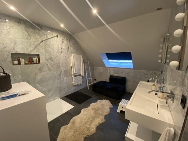 Sucy-en-Brie (94370) Maison de 140 m2 carrez et 207 au sol avec terrain et piscine semi enterré et hors sol 3mx3 habillé de bois