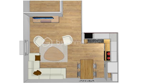 Appartement de 47 m²