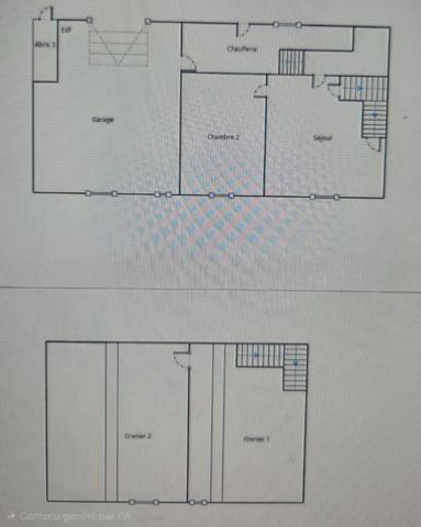 Maison de hameau avec fort potentiel et une belle vue panoramique