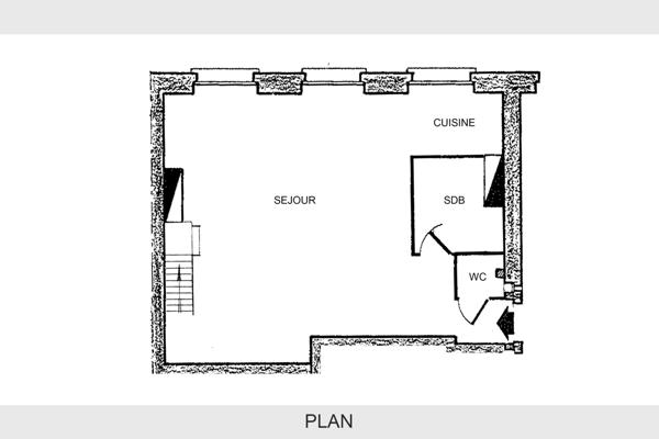 Appartement 2 pièces - 60 m² Exclusivité efficity
