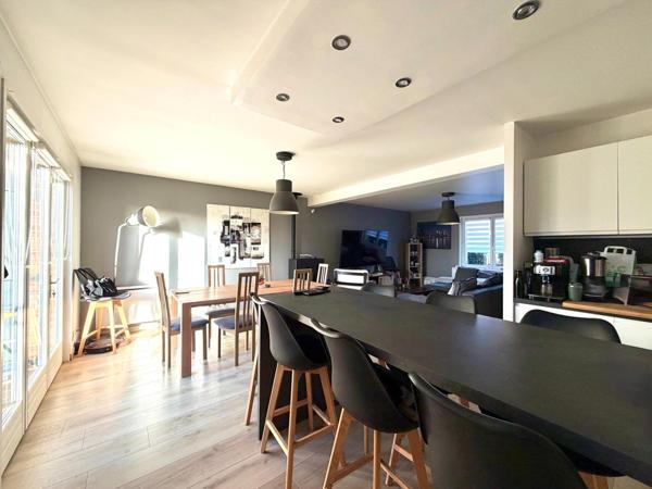 Maison de 109m², 4 chambres, jardin et garage