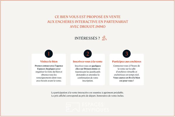 Duplex d’exception rénové – vue unique sur Passage Pommeraye