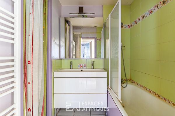 Triplex à rénover, dernier étage avec terrasse et loggia