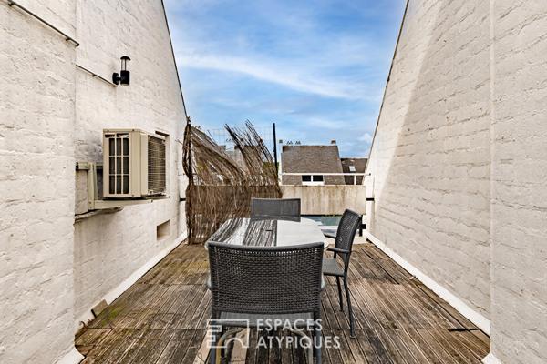 Triplex à rénover, dernier étage avec terrasse et loggia