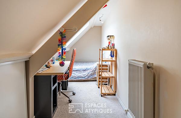 Triplex à rénover, dernier étage avec terrasse et loggia
