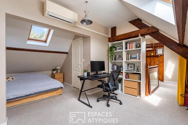 Triplex à rénover, dernier étage avec terrasse et loggia