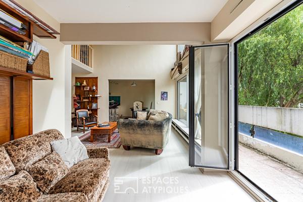 Triplex à rénover, dernier étage avec terrasse et loggia