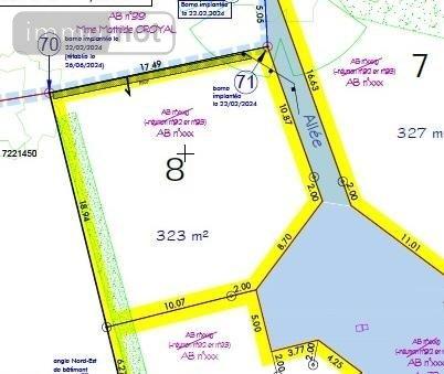 Terrain à Batir à vendre à Châteaubourg en Ille-et-Vilaine (35220), ref : lot 8