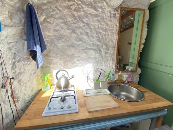 Un bien rare sur le secteur, idéal pour une résidence secondaire, un pied-à-terre ou un projet de vie alternatif au cœur de la nature.
À seulement quelques minutes de Saint-Rome-de-Tarn et à 2 minutes de sa base de loisirs, découvrez cette ancienne petite grange en pierre implantée sur deux parcelles totalisant 321 m², au cœur du hameau du Mazéga.

D'une surface au sol d'environ 36 m² (19 m² de pièce principale et 17 m² de cave en sous-sol), ce bien atypique séduira les amoureux de nature, d'autonomie et de lieux authentiques.

Actuellement hors réseaux (eau et électricité), la propriété fonctionne de manière autonome grâce à ses équipements existants. Une étude de raccordement au réseau EDF a été réalisée et la mise en place d'un assainissement individuel est envisageable selon le projet des futurs acquéreurs.

Vous apprécierez :

✨ son environnement calme et préservé
✨ sa hauteur sous faîtage d'environ 3,40 m
✨ ses panneaux solaires avec batteries lithium 2 x 150 W
✨ sa cuve de récupération d'eau de pluie de 1 600 litres avec pompe de relevage
✨ son espace en sous-sol offrant un potentiel d'usage complémentaire
✨ son terrain de 321 m²
✨ sa proximité immédiate avec les plages et activités du Tarn
✨ une toiture et un plancher en très bon état, permettant d'envisager sereinement la poursuite du projet de réhabilitation ou d'autonomie

Informations complémentaires :

📍 Le Mazéga – 12490 Saint-Rome-de-Tarn
💰 Prix : 37 000 € FAI
📐 Surface au sol : environ 36 m²
🌿 Terrain : 321 m²
⚡💧 Fonctionnement autonome hors réseaux
🏡 Bâtisse en pierre antérieure à 1949
🏠 Mitoyenneté limitée aux caves
🚗 Stationnement à proximité immédiate
🚶 Derniers mètres accessibles uniquement à pied
📄 Zone AP et N (zone Agricole Protégée et Naturelle)
⚡ Raccordement EDF envisageable (étude réalisée)
💧 Assainissement individuel envisageable sous réserve des autorisations administratives
✅ Absence d'amiante
✅ Absence de termites lors du diagnostic

⚠️ Bien non adapté aux personnes à mobilité réduite.

🎥 Vidéo disponible sur demande.
📞 Pour plus d'informations ou organiser une visite
Laetitia Criado – BSK Immobilier