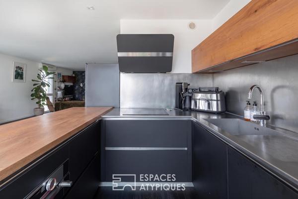 Appartement T3 de 84 m² avec terrasse de 60 m² paysagée, box et place parking