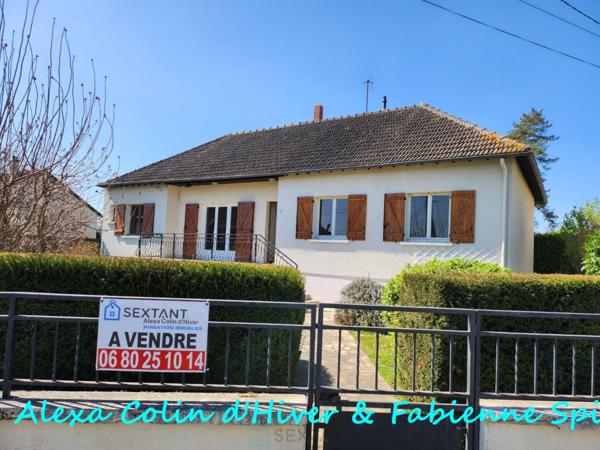 Pavillon PLAIN PIEDS 4 chambres sur sous-sol total à Vailly