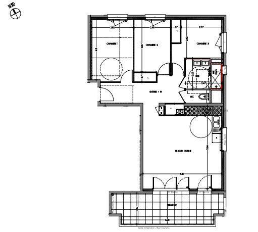 Appartement à vendre 4 pièces 77 m² Moirans