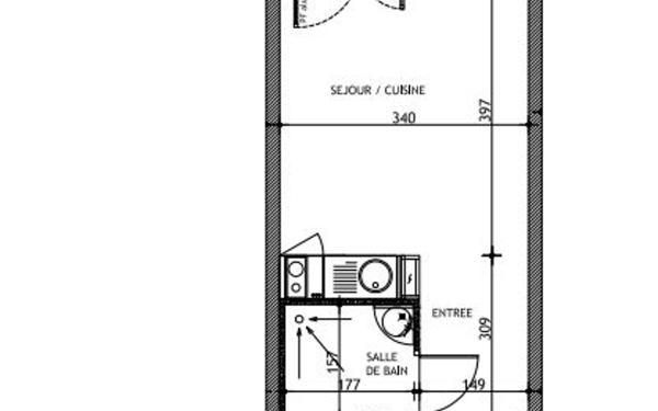 Appartement à vendre    1 pièce • 22 m2 Montpellier