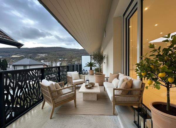 VENTE – APPARTEMENT T4 DE STANDING – GRÉSY-SUR-AIX 108,72 m² – Traversant Nord/Sud – 2ème et dernier étage