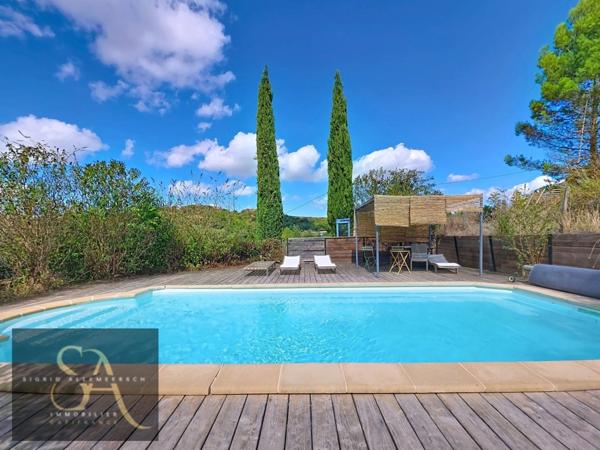 Domaine à vendre (Aude) – vue sur les Pyrénées – autonomie rare