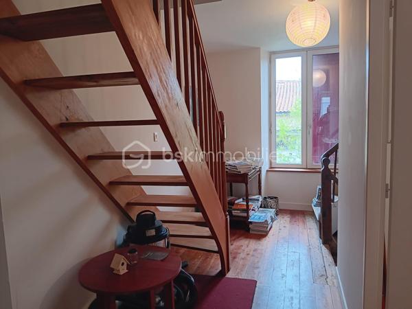 🏡 Local commercial rénové + cour + grande dépendance –
En plein centre de Sauzé‑Vaussais, découvrez ce local commercial de 117 m², entièrement rénové entre 2012 et 2016. Il offre une belle visibilité, une cour privée et une grande dépendance en pierre idéale pour du stockage ou un futur aménagement.

🔹 Rez-de-chaussée
Espace magasin 34 m² avec vitrine sur rue
Pièce en L 16 m² sur parquet, accès cour
Coin kitchenette avec WC indépendant
Accès cave

🔹 1er étage
Palier 7m²
Grande pièce lumineuse 19,20 m²
Salle d’eau 3,64 m²

🔹 2e étage
Palier 7.22m²
2 pièces mansardées 11,20 m² et 12,04 m²

🔹 Confort
Double vitrage
Tout-à-l’égout
Chauffage performant : poêle à granulés + radiateurs à inertie
Isolation écologique de qualité

🔹 Extérieur
Charmante cour privée, close de murs en pierre

Dépendance en pierre 46 m² au sol + grand grenier (même surface, belle hauteur)
➡️ Parfait pour atelier, stockage, extension ou projet professionnel

📐 Parcelle totale : 257 m²