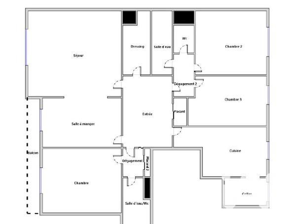 Location appartement 5 pièces 108 m² Villemomble
