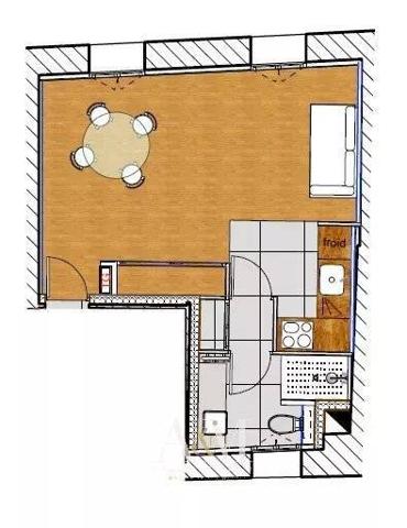 Appartement T2 de 32 m²