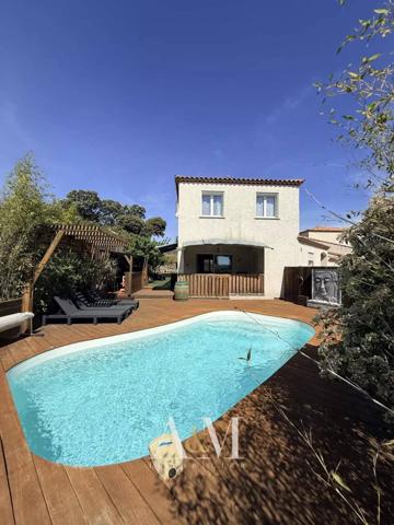 Maison T4 98 m² + garage + piscine /413 m²