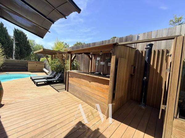 Maison T4 98 m² + garage + piscine /413 m²