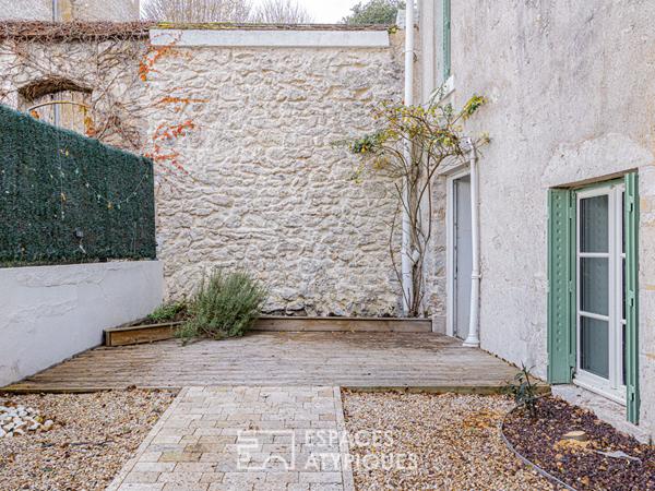 Charmant rez-de-jardin avec vue sur la Loire