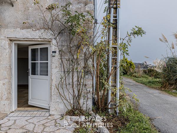 Charmant rez-de-jardin avec vue sur la Loire