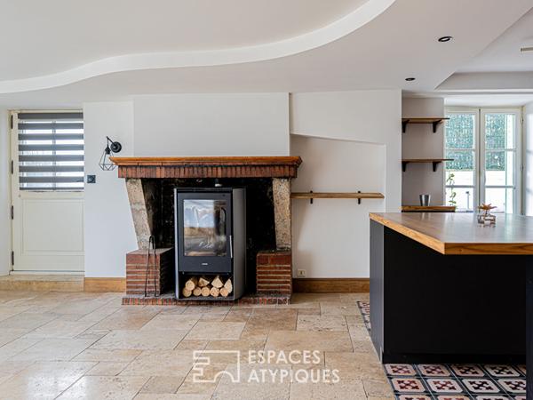 Charmant rez-de-jardin avec vue sur la Loire