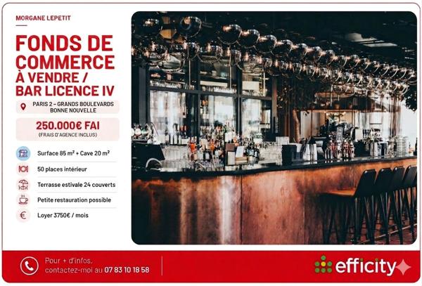 Fonds De Commerce
        
        - 85 m² 250 000 € *