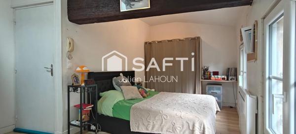 Studio rénové de 19,4 m² – Vendu loué