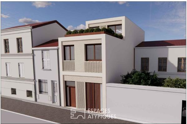 Maison à bâtir au coeur d’un passage