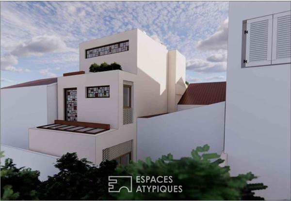 Maison à bâtir au coeur d’un passage