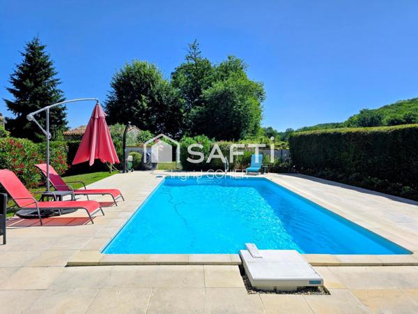 Propriété de caractère avec gîte, piscine et bois – Proche Mirepoix