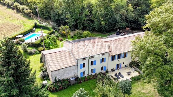 Propriété de caractère avec gîte, piscine et bois – Proche Mirepoix