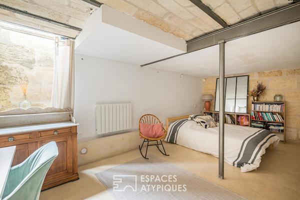 Appartement traversant avec terrasse et jardin