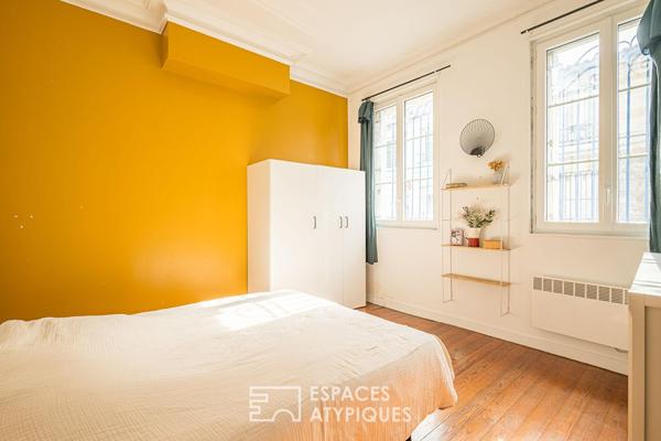 Appartement traversant avec terrasse et jardin