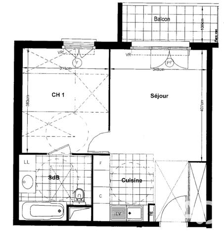 Appartement à vendre 2 pièces 41 m² Meaux